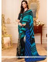 Multi Colour Print Work Printed Saree