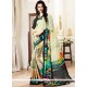 Faux Georgette Print Work Printed Saree