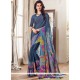 Faux Georgette Multi Colour Printed Saree