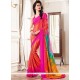 Faux Georgette Multi Colour Print Work Printed Saree