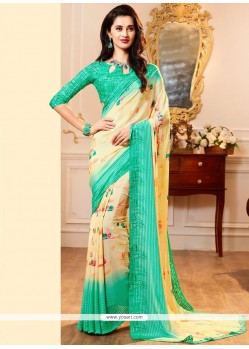 Print Work Multi Colour Printed Saree