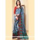 Faux Georgette Printed Saree