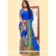 Faux Georgette Print Work Printed Saree