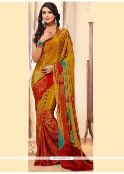 Print Work Printed Saree