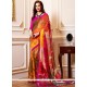 Faux Georgette Multi Colour Printed Saree