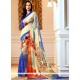 Multi Colour Printed Saree