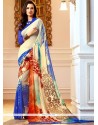 Multi Colour Printed Saree