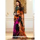 Print Work Faux Georgette Printed Saree