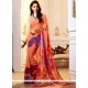 Multi Colour Printed Saree