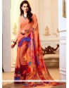 Multi Colour Printed Saree