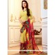 Print Faux Georgette Printed Saree In Multi Colour