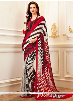 Print Work Multi Colour Printed Saree