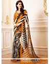 Faux Georgette Multi Colour Printed Saree