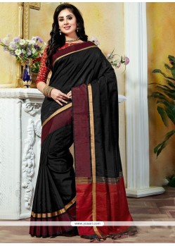 Weaving Work Traditional Saree