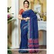 Blue Weaving Work Art Silk Traditional Designer Saree