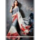 Multi Colour Print Work Printed Saree