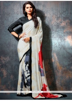 Print Work Multi Colour Printed Saree