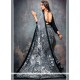 Grey Print Work Printed Saree