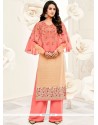 Resham Work Designer Palazzo Suit