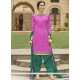 Lace Work Cotton Punjabi Suit