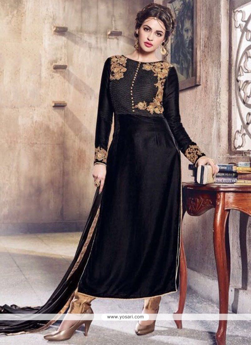 Georgette Zari Embroidery and Sequin Worked Anarkali Suit