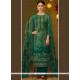 Print Work Viscose Designer Straight Suit