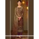 Viscose Embroidered Work Designer Straight Suit