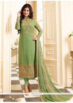 Ayesha Takia Resham Work Churidar Designer Suit