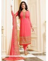 Ayesha Takia Pink Churidar Designer Suit