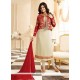 Ayesha Takia Faux Georgette Churidar Designer Suit.