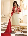 Ayesha Takia Faux Georgette Churidar Designer Suit.