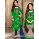 Green Churidar Suit