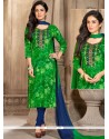 Green Churidar Suit