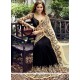 Embroidered Work Black Classic Designer Saree