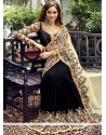 Embroidered Work Black Classic Designer Saree