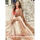 Beige And Off White Classic Designer Saree