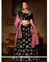 Embroidered Work Velvet A Line Lehenga Choli