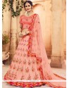 Net Patch Border Work Lehenga Choli