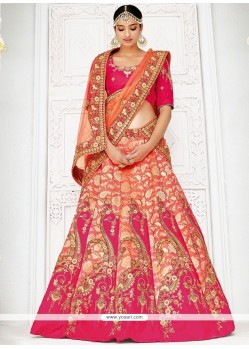 Jacquard Silk Lehenga Choli