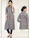 Multi Colour Rayon Casual Kurti