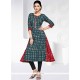 Rayon Print Work Casual Kurti