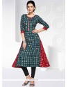 Rayon Print Work Casual Kurti