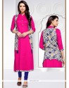 Hot Pink Casual Kurti