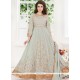 Faux Georgette Floor Length Anarkali Suit