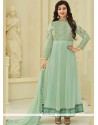 Ayesha Takia Blue Faux Georgette Anarkali Suit