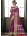 Purple Casual Saree