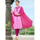 Cotton Pink Churidar Suit