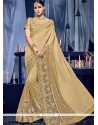 Faux Chiffon Resham Work Classic Saree