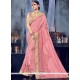 Art Silk Pink Designer Traditional Saree