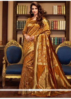 Gold Traditional Saree
